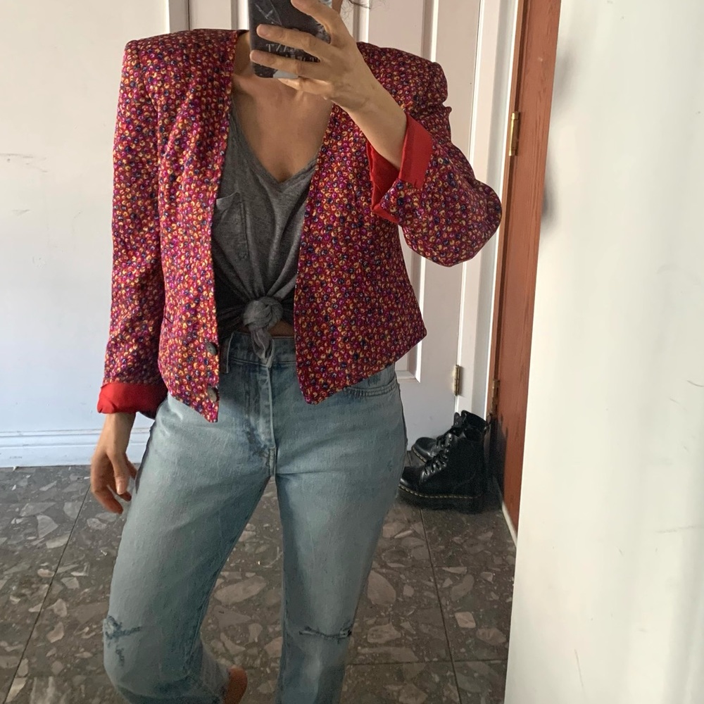 Valentino Vintage Silk Blazer